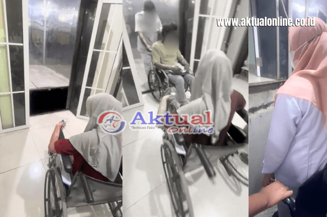 Pasien RSU Natama Tebing Tinggi Keluhkan Naik Lift Barang Tanpa Pintu dan Lantai Terkelupas