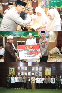 Wakapolda Sumut Brigjen Pol Sonny Irawan, S.I.K., M.H. Safari Ramadhan di Babussalam
