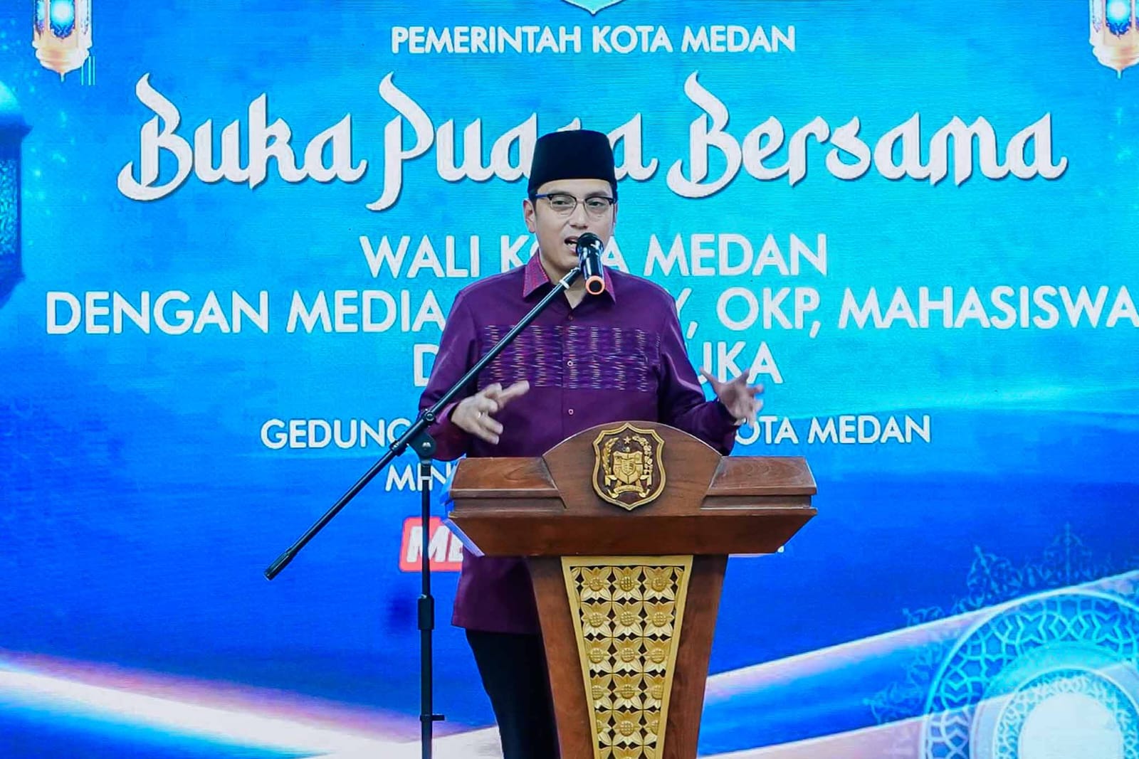 Rico Waas Buka Puasa Bersama Insan Media, Ormas,OKP,Mahasiswa dan Pramuka