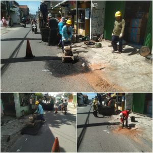 Dinas PUPR Tulungagung Komitmen Jaga Infrastruktur, Laksanakan Pemeliharaan Rutin Jalan Botoran Timur