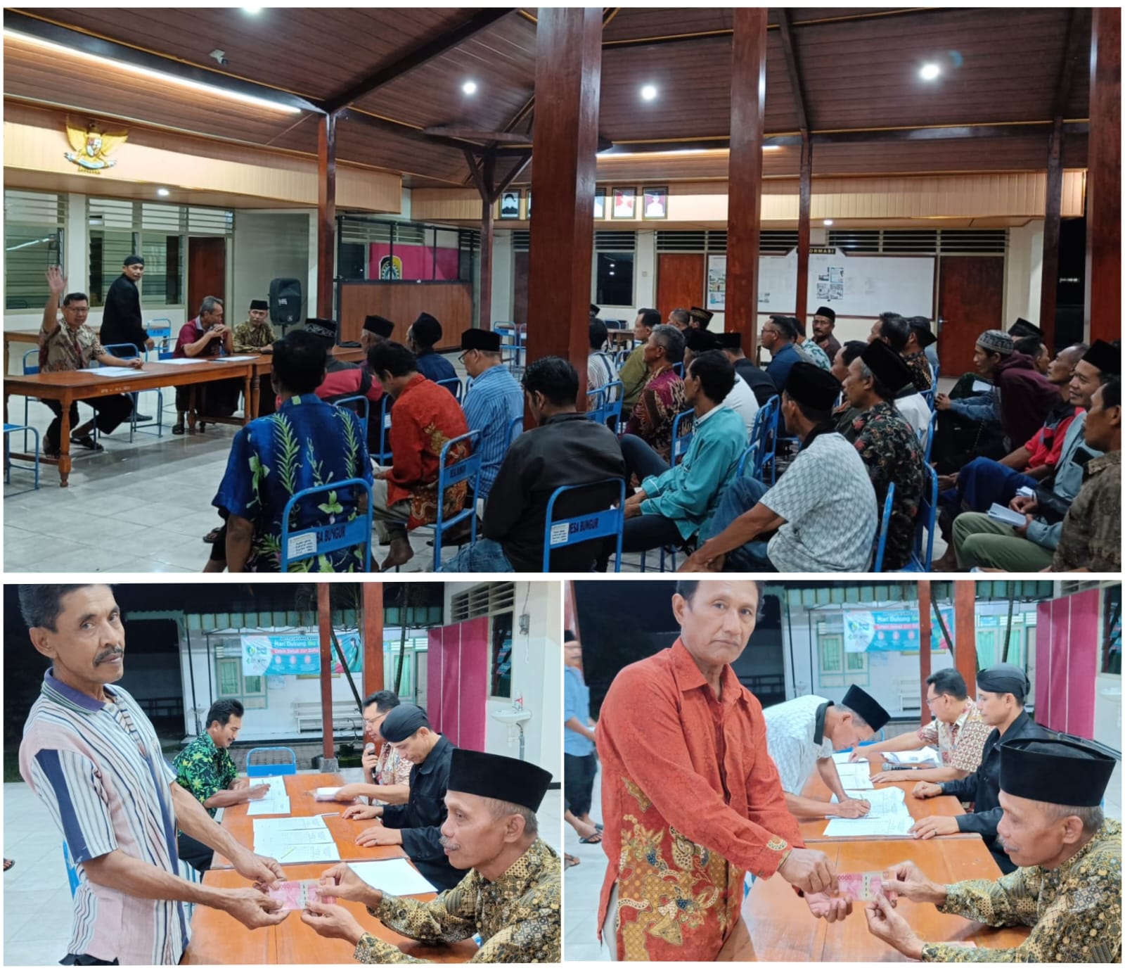 Kades Bungur Salurkan Insentif RT/RW, Tegaskan Sinergi Jaga Kamtibmas di Idul Fitri