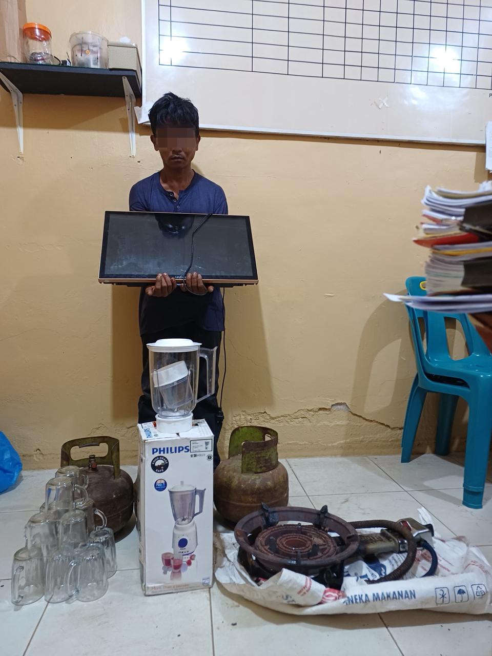 Sehari Setelah Ditetapkan DPO, Polsek Pandan Ringkus Pembobol Warung dan Kotak Amal