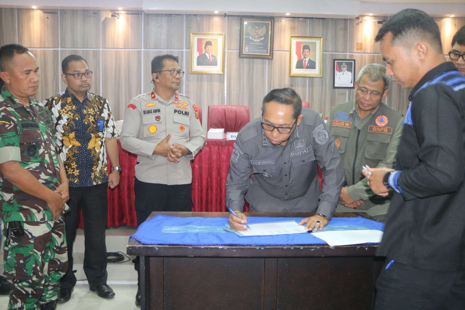 Pemkab Tapanuli Utara Finalkan Data BNBA Kerusakan Rumah Akibat Bencana Hidrometeorologi 2025