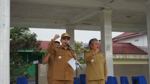 Pimpin Apel Gabungan, Bupati Tapanuli Utara Tekankan ASN Harus Bekerja Keras dan Cerdas