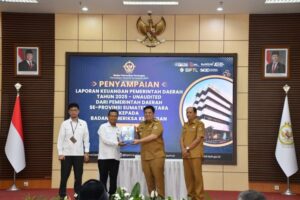 Tepat Waktu, Bupati Samosir Sampaikan LKPD 2025 ke BPK Sumut