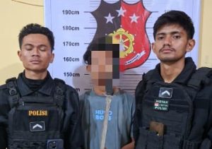 Saat Patroli di Belawan,Samapta Polda Sumut Amankan “Bang Jago” Tenteng Samurai