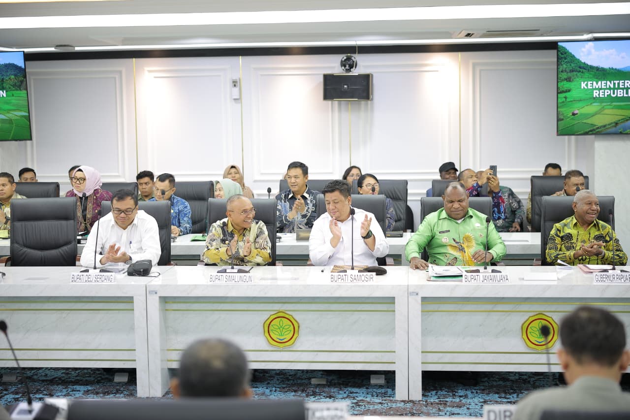 Temui Mentan, Bupati Samosir Dapat Dukungan Pengembangan Kopi 1.900 Hektare dan Kakao 500 Hektare