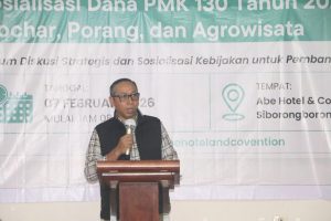 Bupati Tapanuli Utara Buka Panel Diskusi Sosialisasi Dana PMK 130/2024 dan Pengembangan Pertanian