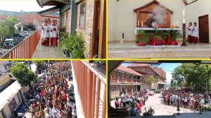 Perayaan Minggu Palma di Gereja Santo Yosef Balige Berlangsung Khidmat, Antusiasme Umat Tinggi