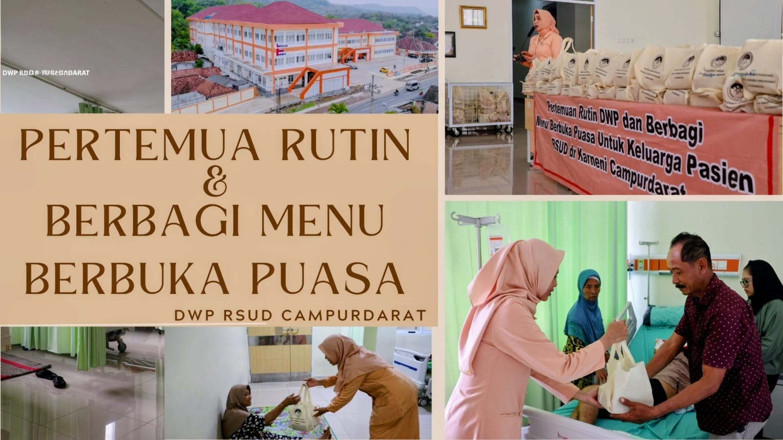 Berbagi Menu Buka Puasa, DWP RSUD Campurdarat dr. Karneni Hadirkan Kehangatan di Bulan Puasa