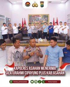 Kapolres Asahan Terima Silaturahmi Cipayung Plus, Perkuat Sinergi Jaga Kamtibmas