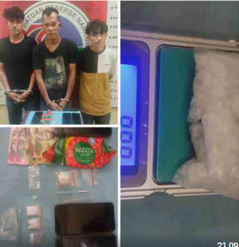 Satresnarkoba Polres Palas Berhasil Ungkap Kasus Narkotika Jenis Sabu, Amankan 4 Orang dan Barang Bukti