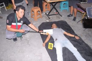 Peragakan 11 Adegan,Polres Pematangsiantar Rekontruksi Kasus Pembunuhan di Cafe Lotta