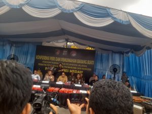 Polrestabes Medan Ungkap Sejumlah Kasus Tindak Kejahatan