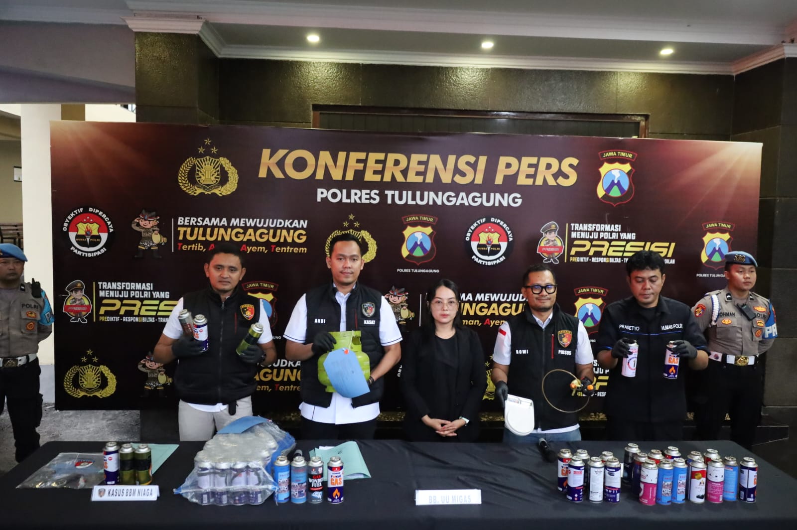 Satreskrim Polres Tulungagung Ringkus Pemuda Pelaku Penyalahgunaan LPG 3 Kg