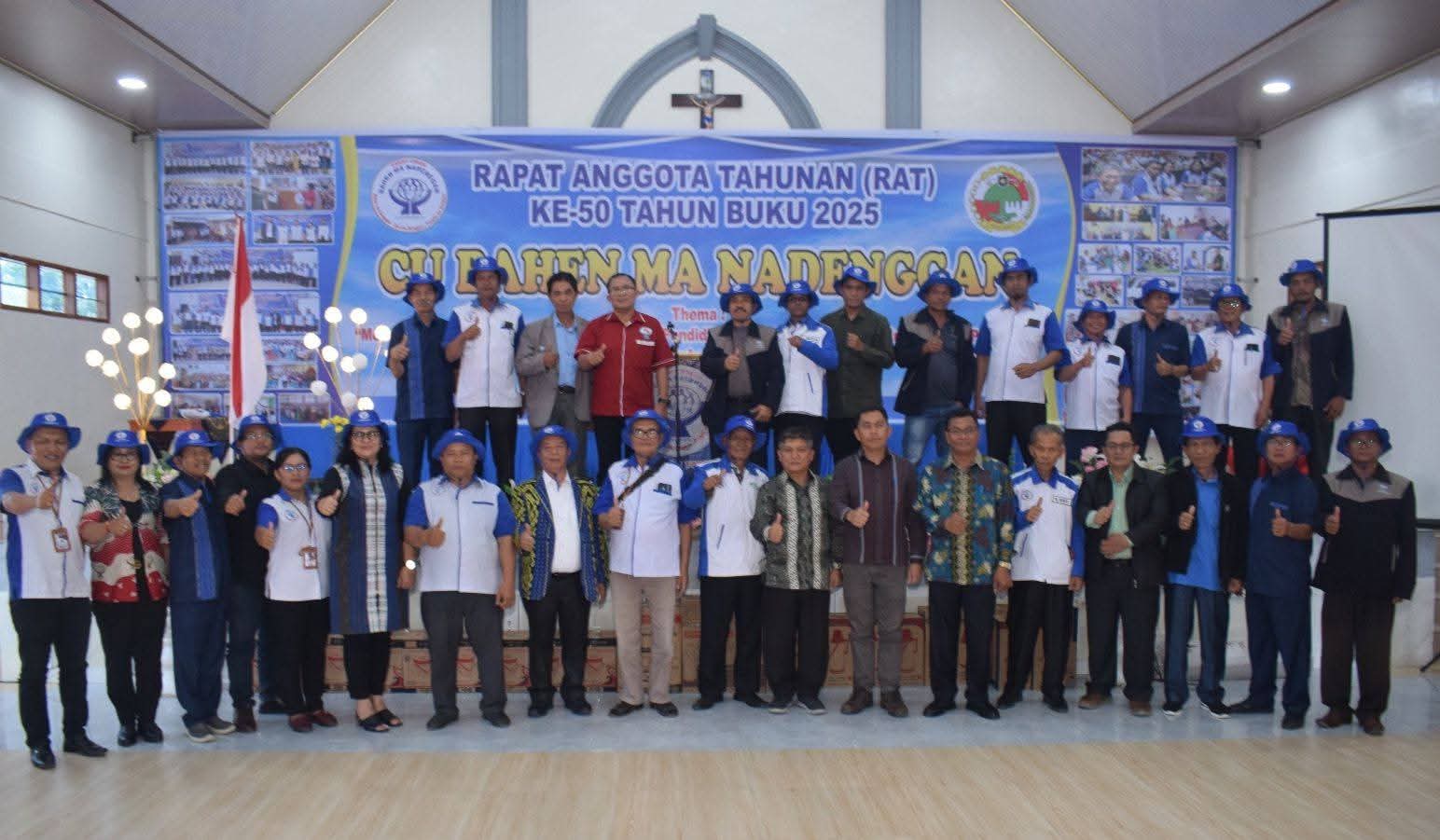 Bupati Humbahas Buka RAT ke-50 CU Bahen Ma Nadenggan Tahun Buku 2025