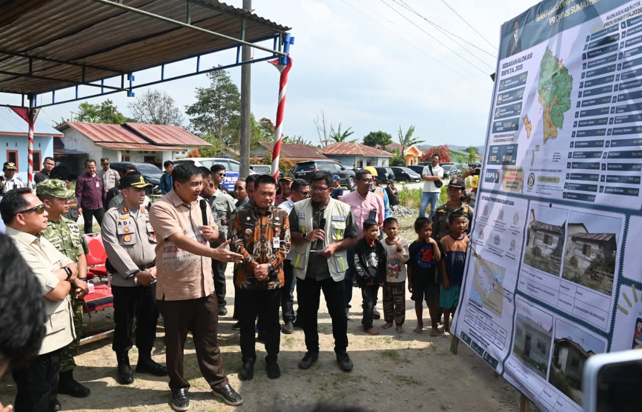 Mendagri dan Menteri PKP Tinjau Program BSPS di Humbahas, Target 457 Unit Tahun 2026