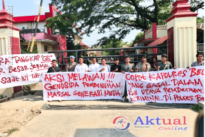 Makin Panas, Massa Desak Kapolda Sumut Tagih Janji Kapolrestabes Medan Tangkap DPO Bandar Sabu GS