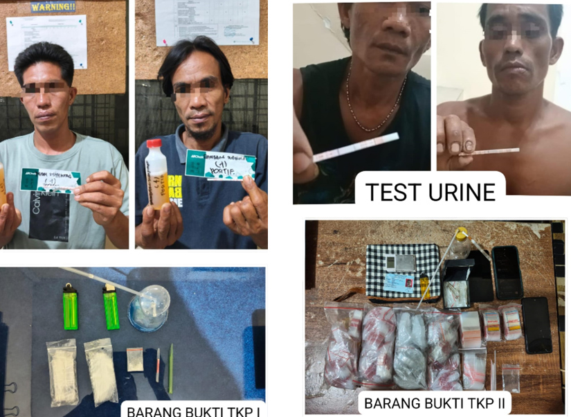 Satresnarkoba Polres Batu Bara Gerebek Dua Sarang Narkoba, Empat Orang Diamankan