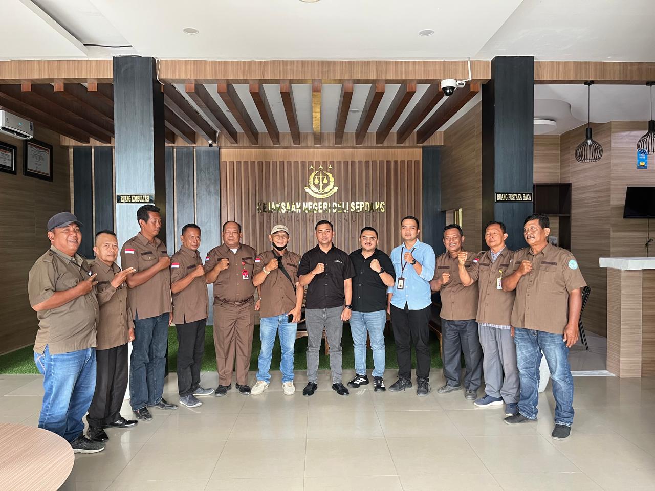 Jalin Silaturahmi, Kejaksaan Negeri Deli Serdang Terima Audiensi Pengurus Forwaka Deli Serdang
