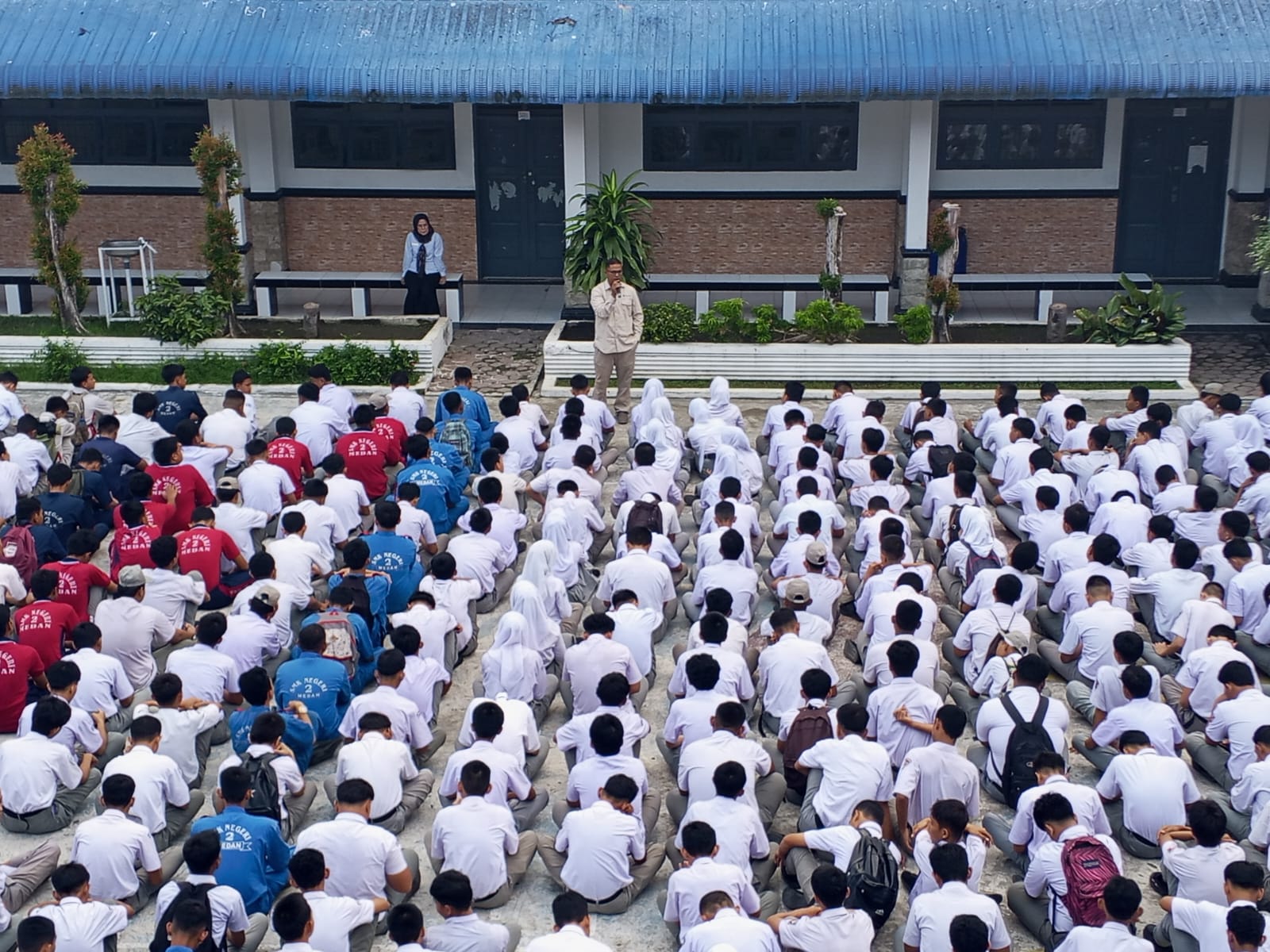 ‎Kementerian HAM Gelar Sosialisasi di SMKN 2 Medan