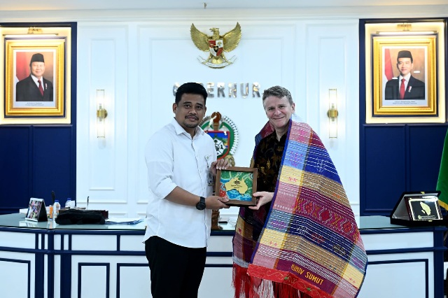 Gubsu Promosikan Sumut ke Dubes Australia, sebagai Gerbang Investasi Indonesia Barat