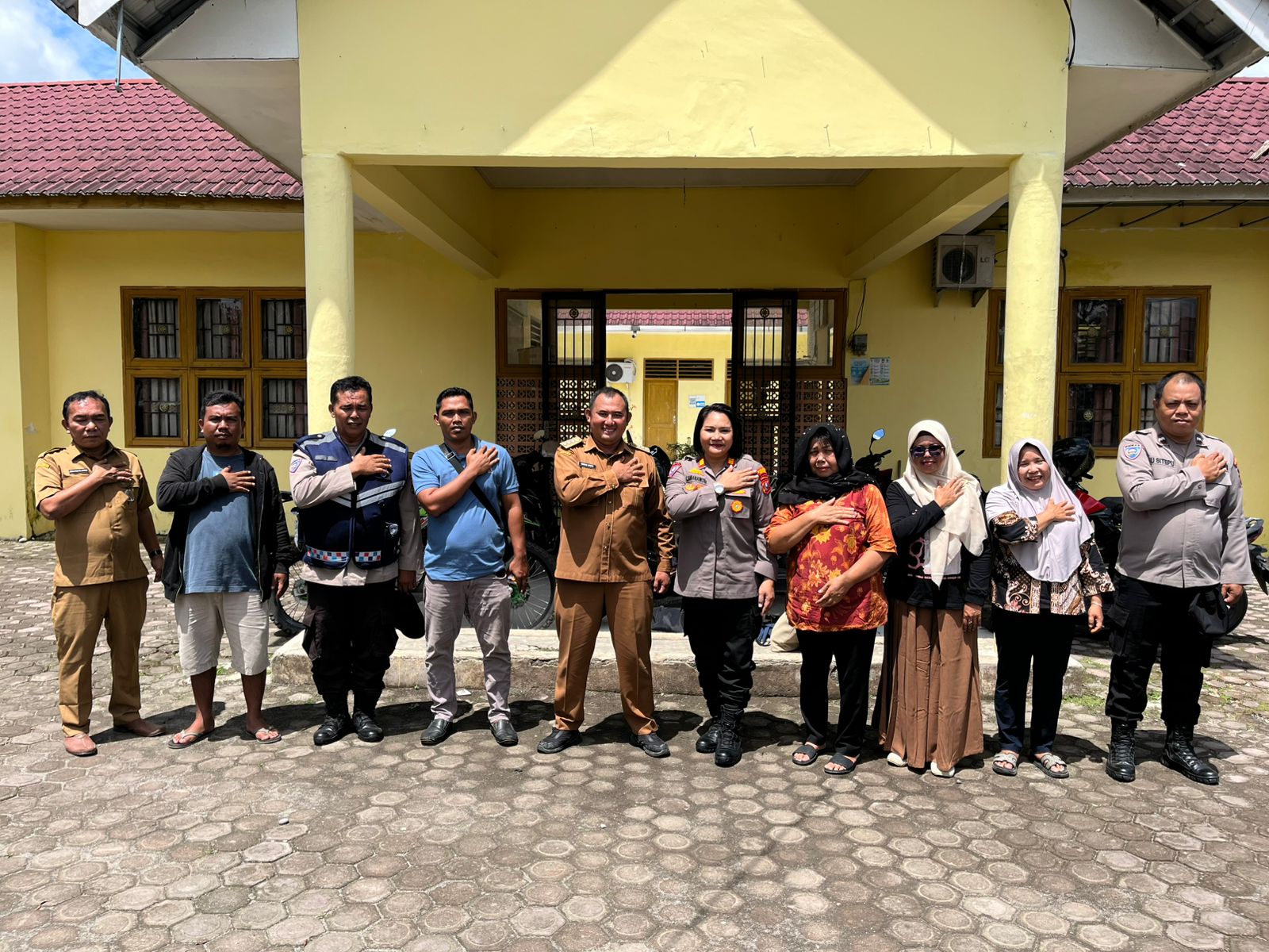 Jalin Sinergitas dan Silaturahmi, Sat Binmas Polres Binjai Sambangi Kecamatan Sei Bingai