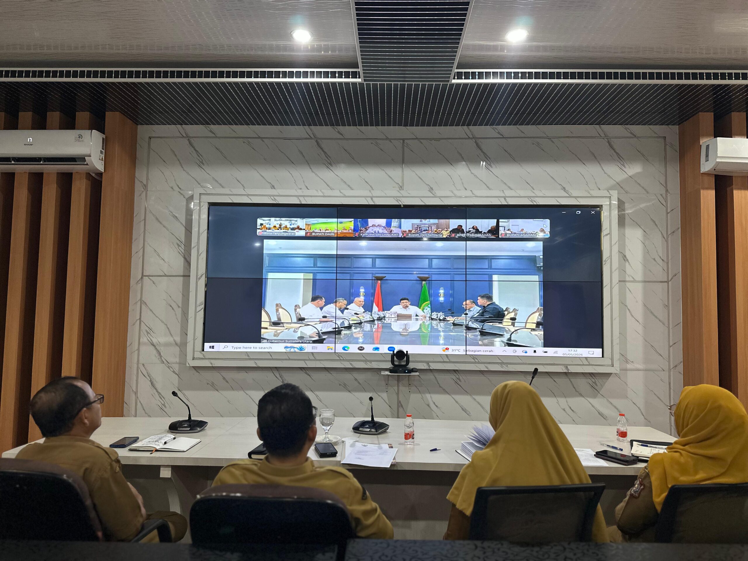 Pemko Tanjungbalai Ikuti Rapat Bagi Hasil Pajak Provsu