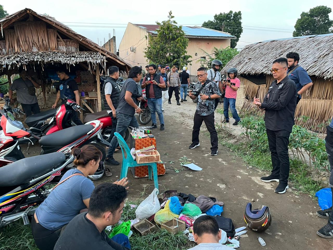 Berkolaborasi dengan BNN, Polres Binjai GSN di Tunggorono Binjai Timur