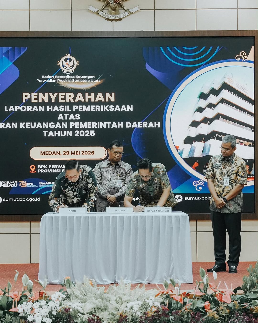 Pemko Medan Raih Opini WTP Enam Tahun Berturut-turut dari BPK RI