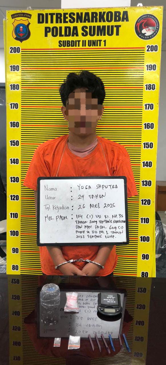 Rumah Kosong Pinggir Sungai Jadi Lokasi Transaksi Sabu, Polisi Menyamar Pembeli,Ringkus Pengedar