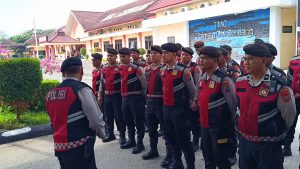 Kesiapsiagaan Ditingkatkan, Polresta Deli Serdang Gelar Sispam Mako