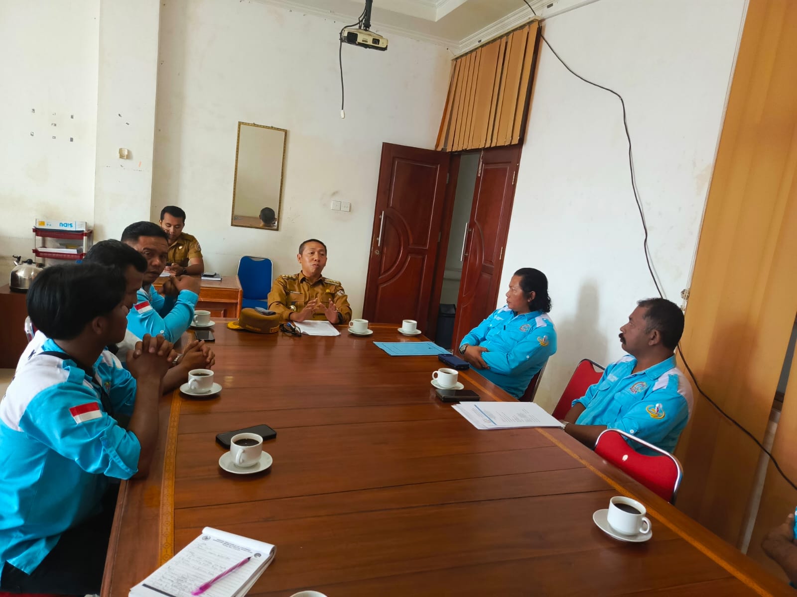 Audiensi DPC SPRI Taput dengan Bupati, Perkuat Sinergi Pers dan Pemerintah