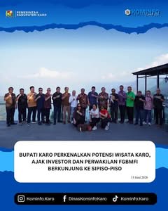 Bupati Perkenalkan Potensi Wisata Karo, Ajak Investor dan Perwakilan FGBMFI Berkunjung ke Sipiso-Piso
