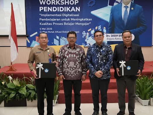 Bupati Humbahas Hadiri Workshop Peningkatan Kualitas Pendidikan Inisiasi Anggota DPR RI Sabam Sinaga