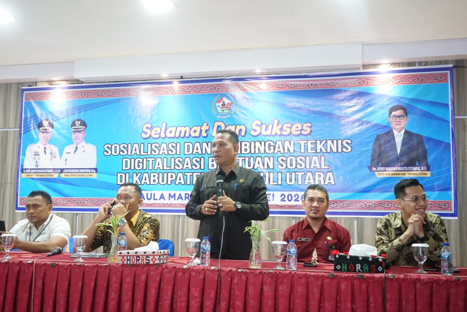Masuk 42 Daerah Piloting Nasional, Pemkab Taput Gelar ToT Digitalisasi Bantuan Sosial bagi 510 Agen