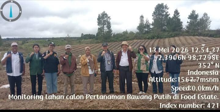 Pemkab Humbahas dan Kementan RI Persiapkan Lokasi Demplot Bawang Putih di Desa Ria-Ria