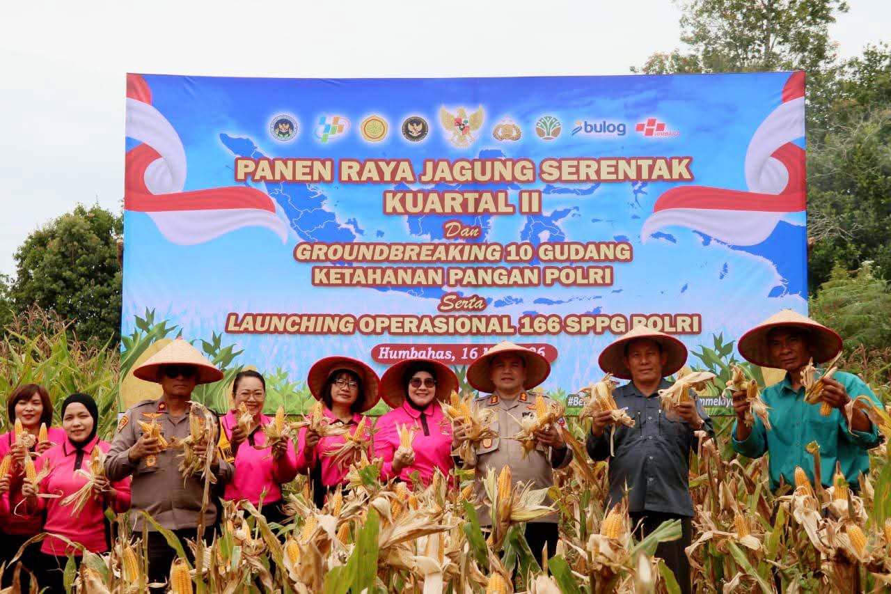 Pemkab Humbang Hasundutan Hadiri Panen Jagung Serentak Kuartal II 2026, Dukung Swasembada Pangan Nasional