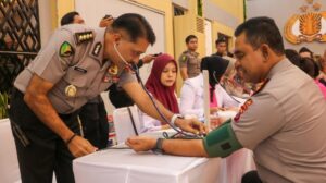 Sambut HUT Bhayangkara ke-80, Polda Sumut Gelar Bakti Kesehatan Donor Darah untuk Kemanusiaan