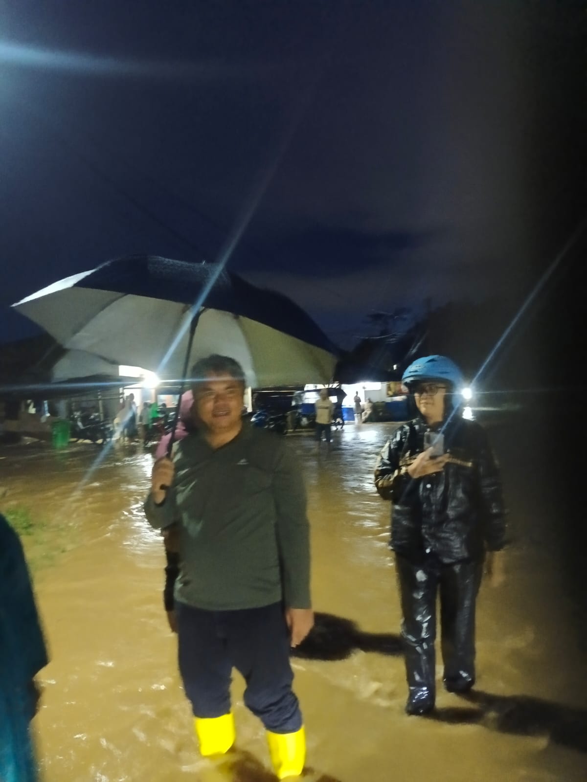 Tinjau Banjir Aek Haidupan, Pemkab Taput Percepat Normalisasi Sungai