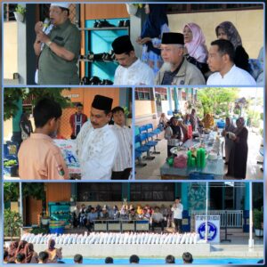 Peringati 1 Muharram 1448 H, UPT SMP Negeri 6 Medan Berbagi 75 Paket Sembako untuk Siswa Yatim dan Dhuafa