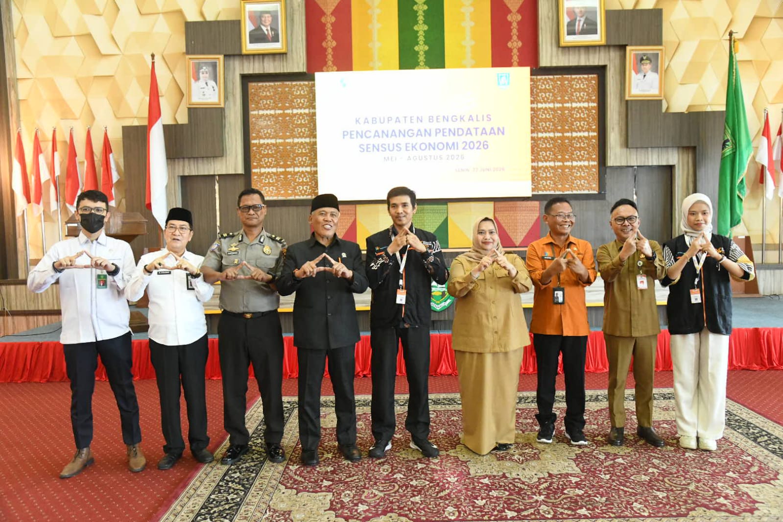 Bupati Kasmarni Canangkan Sensus Ekonomi 2026, Ajak Seluruh Elemen Masyarakat Sukseskan Pendataan