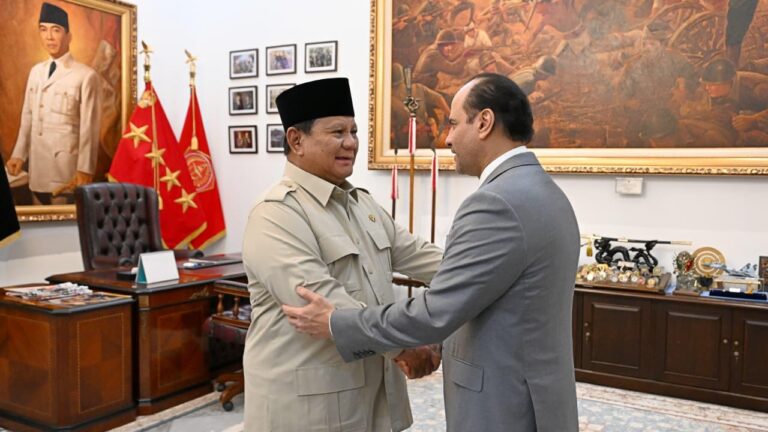 ‎Presiden Prabowo dan Wakil Perdana Menteri Qatar Bertemu di Istana Negara