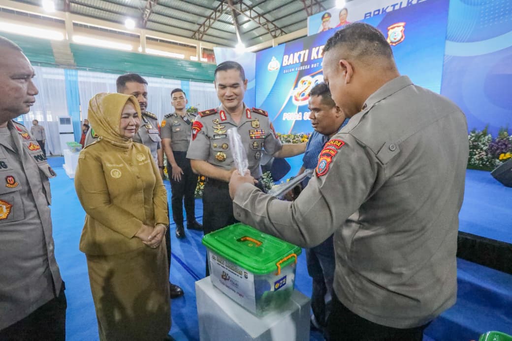 Sambut HUT Bhayangkara ke-80, Polda Sumut Gelar Bakti Kesehatan dan Salurkan Bantuan untuk 3.000 Warga Langkat