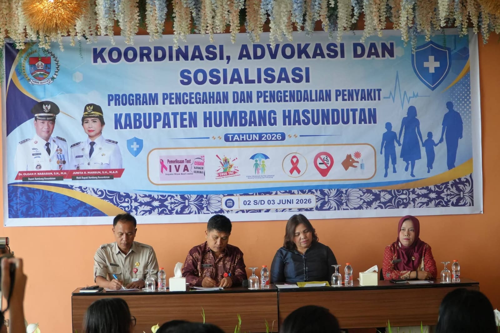 Bupati Humbahas Tegaskan Pentingnya Kolaborasi Lintas Sektor dalam Pencegahan dan Pengendalian Penyakit