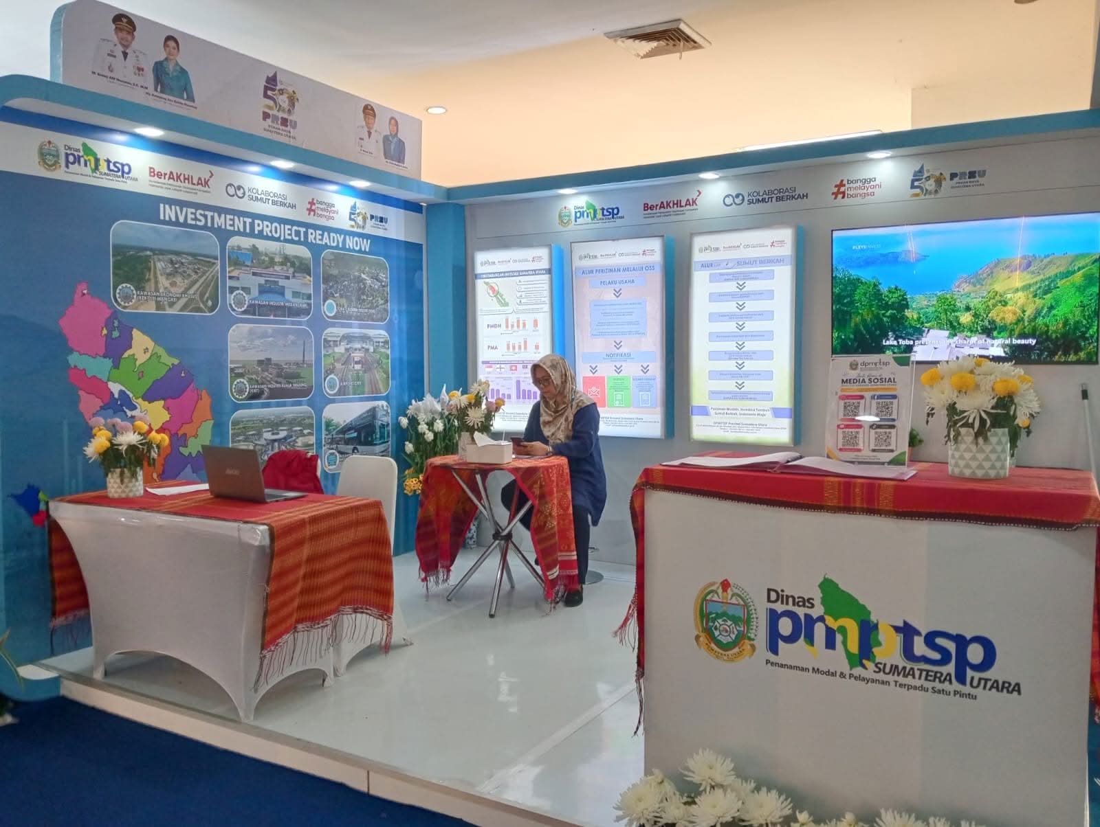 Dinas PMPTSP Sumut Tawarkan Layanan Perizinan UMKM dan 7 Proyek Investasi di PRSU 