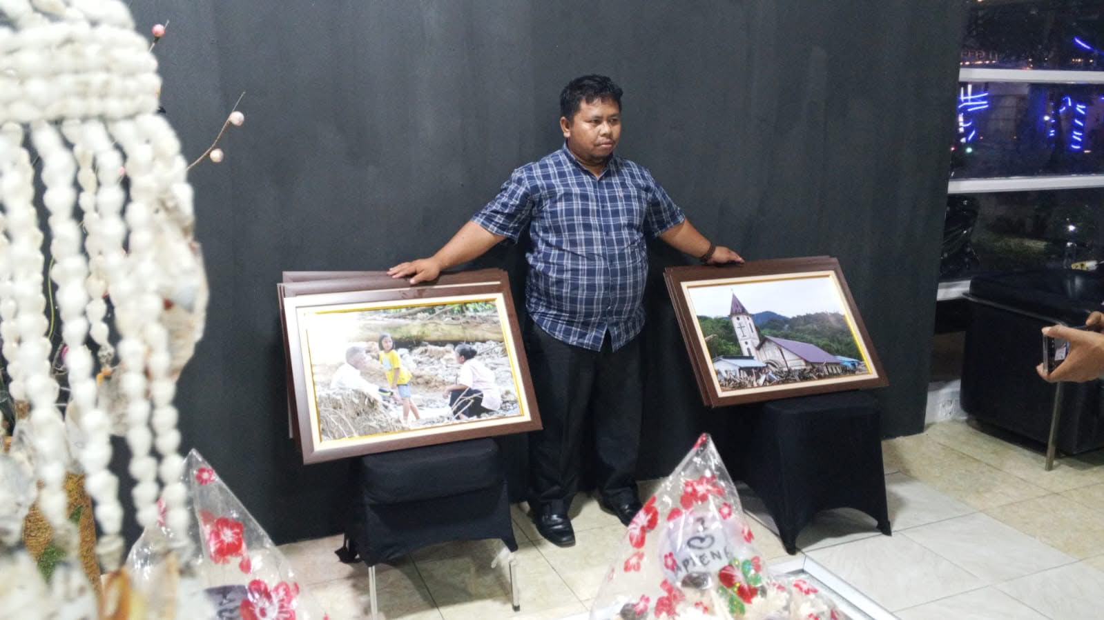 Tapteng Tampilkan Sejumlah Foto Bencana Alam di PRS