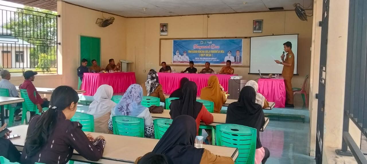 Musyawarah Desa Kelemantan Barat Susun RKP Desa Tahun Anggaran 2027, Prioritaskan Pembangunan Berkelanjutan