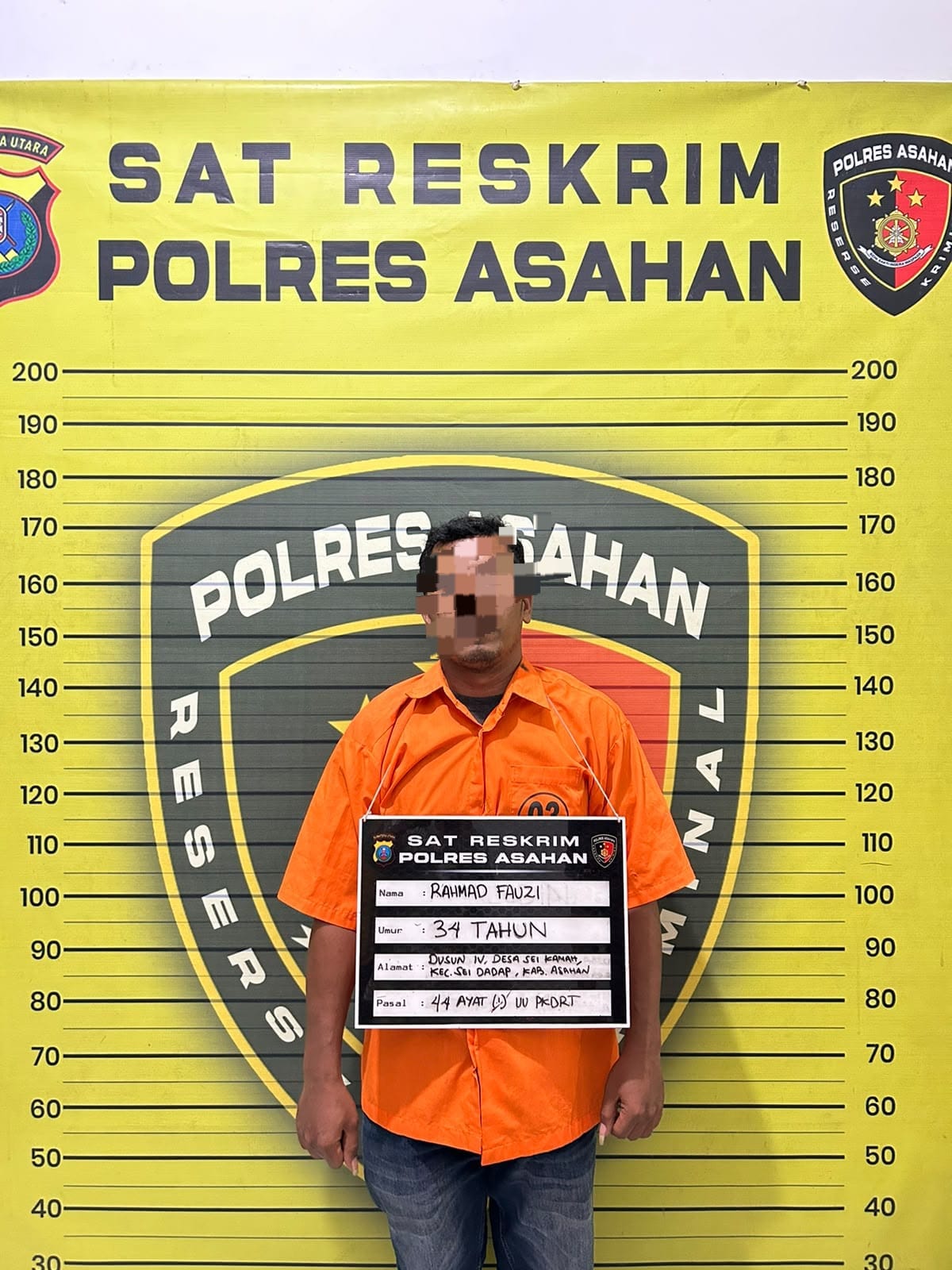 Polres Asahan Tangkap Pelaku KDRT