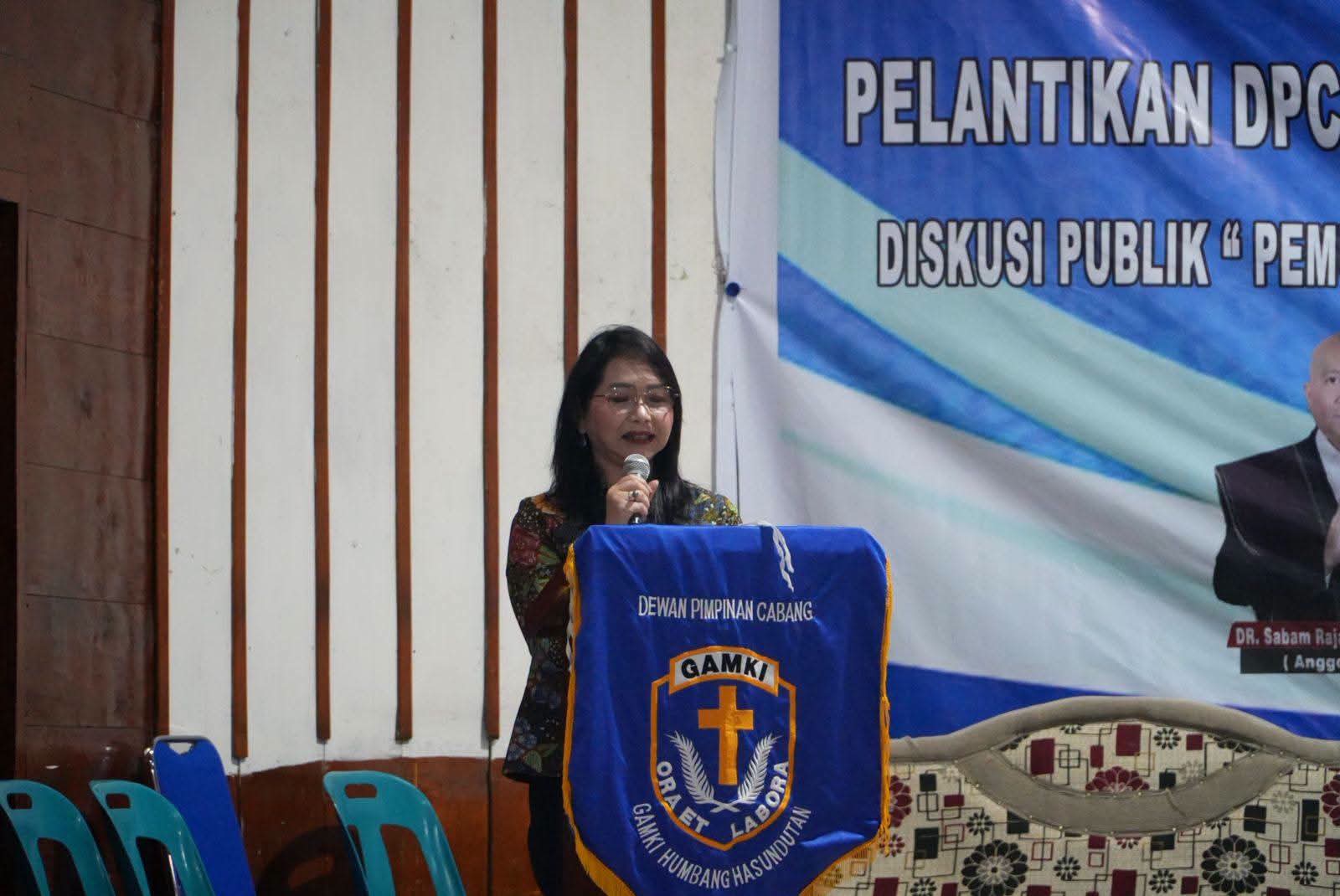 Wakil Bupati Humbahas Hadiri Pelantikan DPC GAMKI Periode 2026–2029